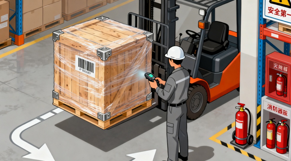 LCL consolidation at CFS CFS consolidation for LCL shipments showing workers sorting and loading parcels into containers